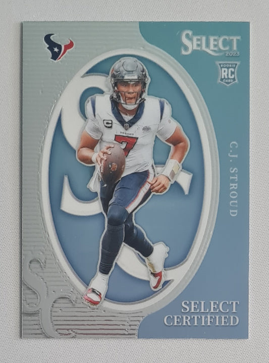 C.J. Stroud - 2023 Panini Select Football - Select Certified (RC) NFL Texans #CRO-CST