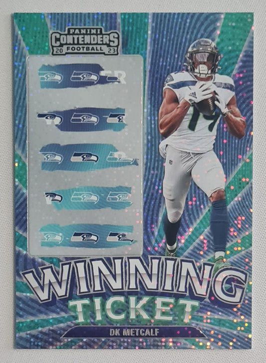DK Metcalf - 2023 Panini Contender Football NFL Seattle Seahawks Winning Ticket #6