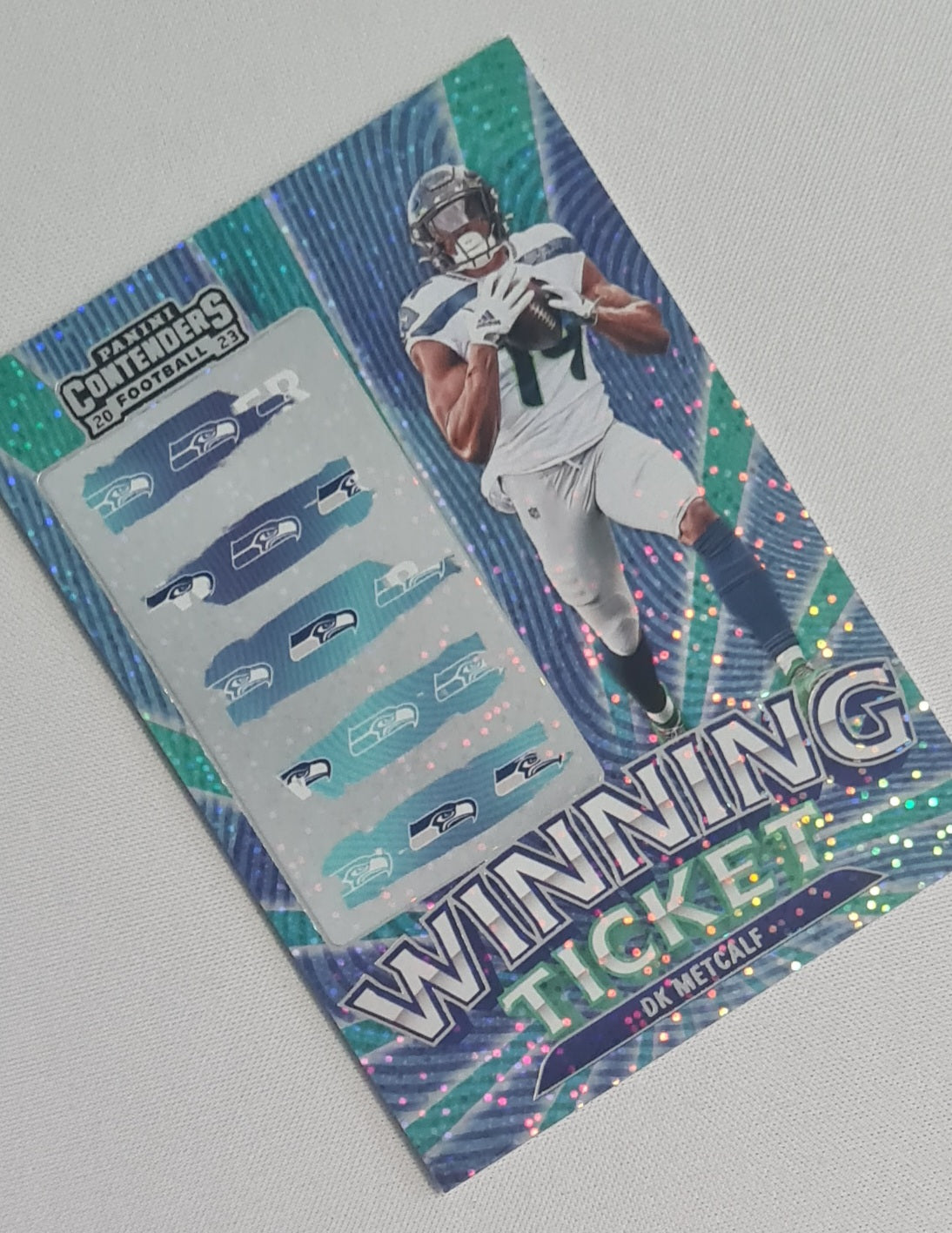 DK Metcalf - 2023 Panini Contender Football NFL Seattle Seahawks Winning Ticket #6