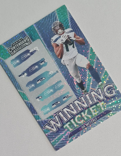 DK Metcalf - 2023 Panini Contender Football NFL Seattle Seahawks Winning Ticket #6
