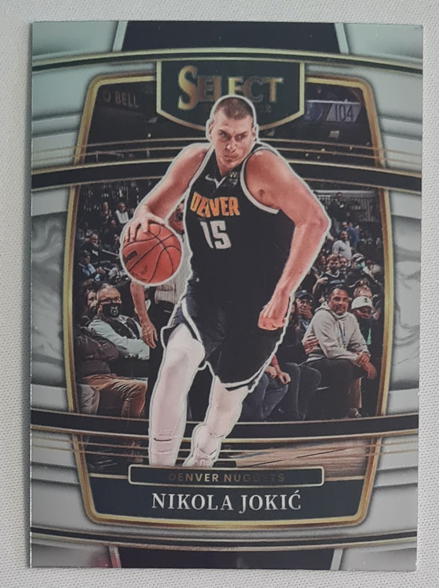 Nikola Jokic - 2021/22 Panini Select Football NBA Basketball Denver Nuggets #82