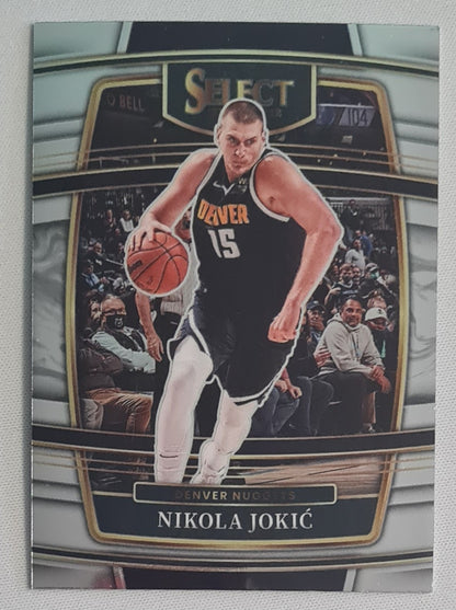 Nikola Jokic - 2021/22 Panini Select Football NBA Basketball Denver Nuggets #82