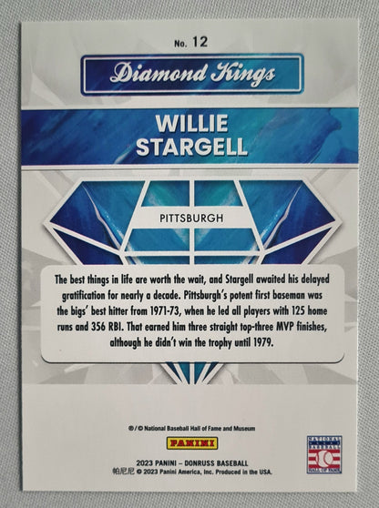 Willie Stargell - 2023 Panini Donruss Baseball Diamond Kings #12