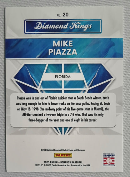 Mike Piazza - 2023 Panini Donruss Baseball Diamond Kings #20