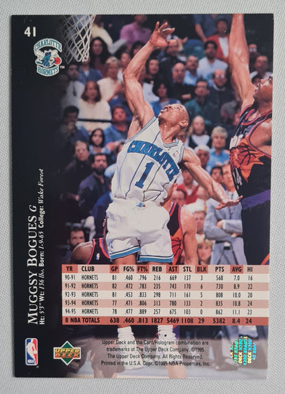 Muggsy Bogues - 1995 Upper Deck Charlotte Hornets #41