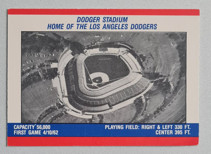 LA Dodgers - Fleer MLB Sticker Card - Team LOGO stickers with Peel option