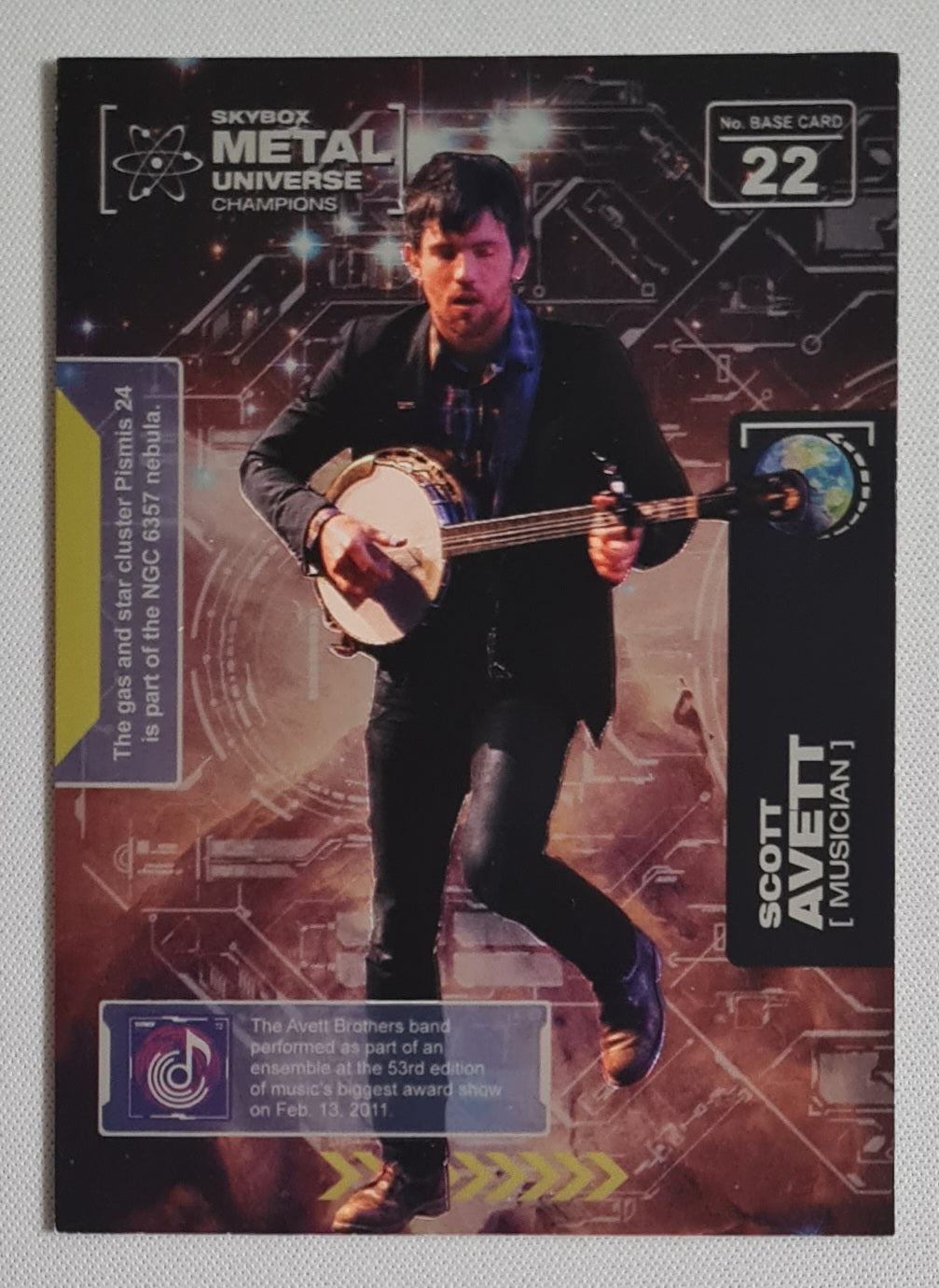 Scott Avett - 2021 Sky Box Metal Universe Champions - Musician #22