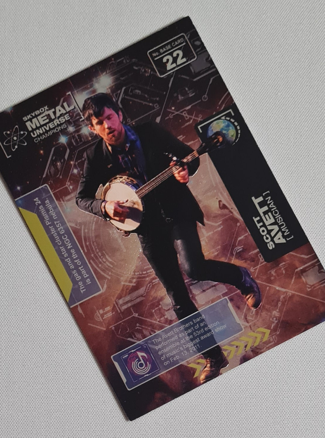 Scott Avett - 2021 Sky Box Metal Universe Champions - Musician #22