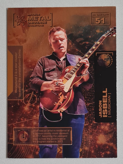 Jason Isbell - 2021 Sky Box Metal Universe Champions - Musician #51