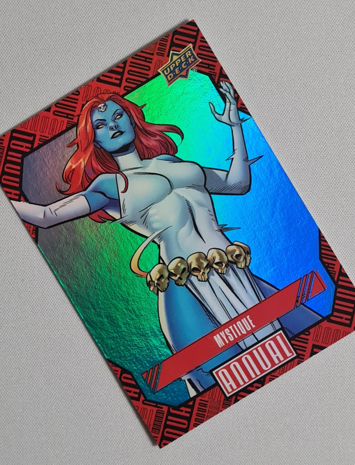 Mystique -  2023/24 Upper Deck - Marvel Annual #57 Blue Holo