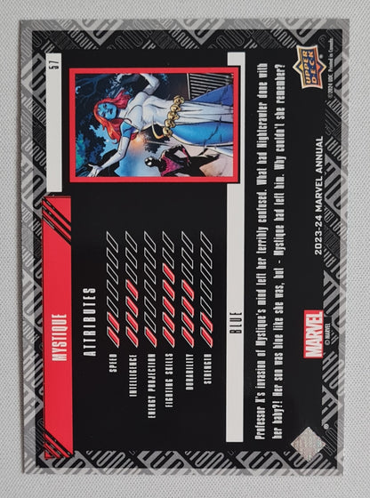 Mystique -  2023/24 Upper Deck - Marvel Annual #57 Blue Holo