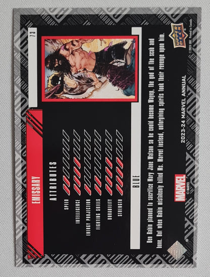 Emissary - 2023/24 Upper Deck - Marvel Annual #73 Blue Holo