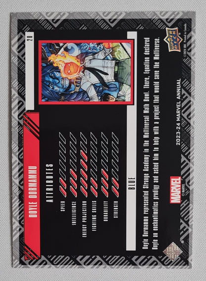 Doyle Dormammu - 2023/24 Upper Deck - Marvel Annual #57 Blue Holo