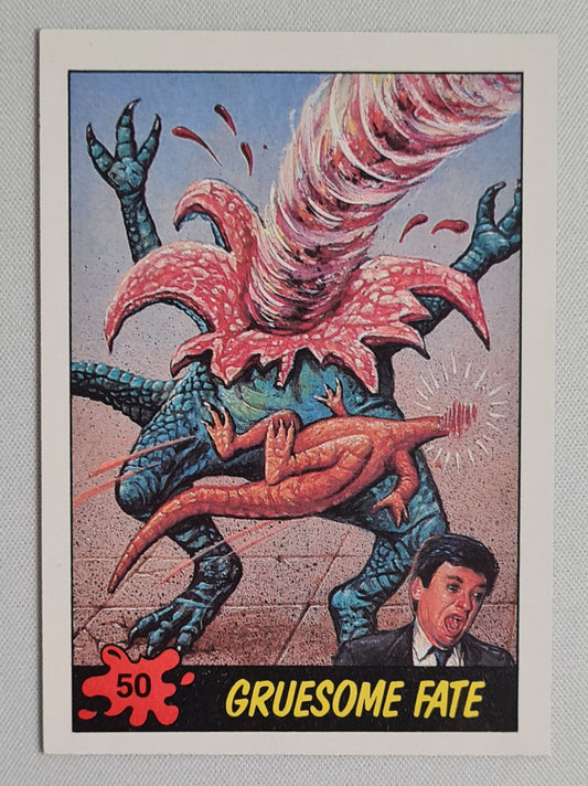 Gruesome Fate - 1988 Topps The Massacre Continues #50