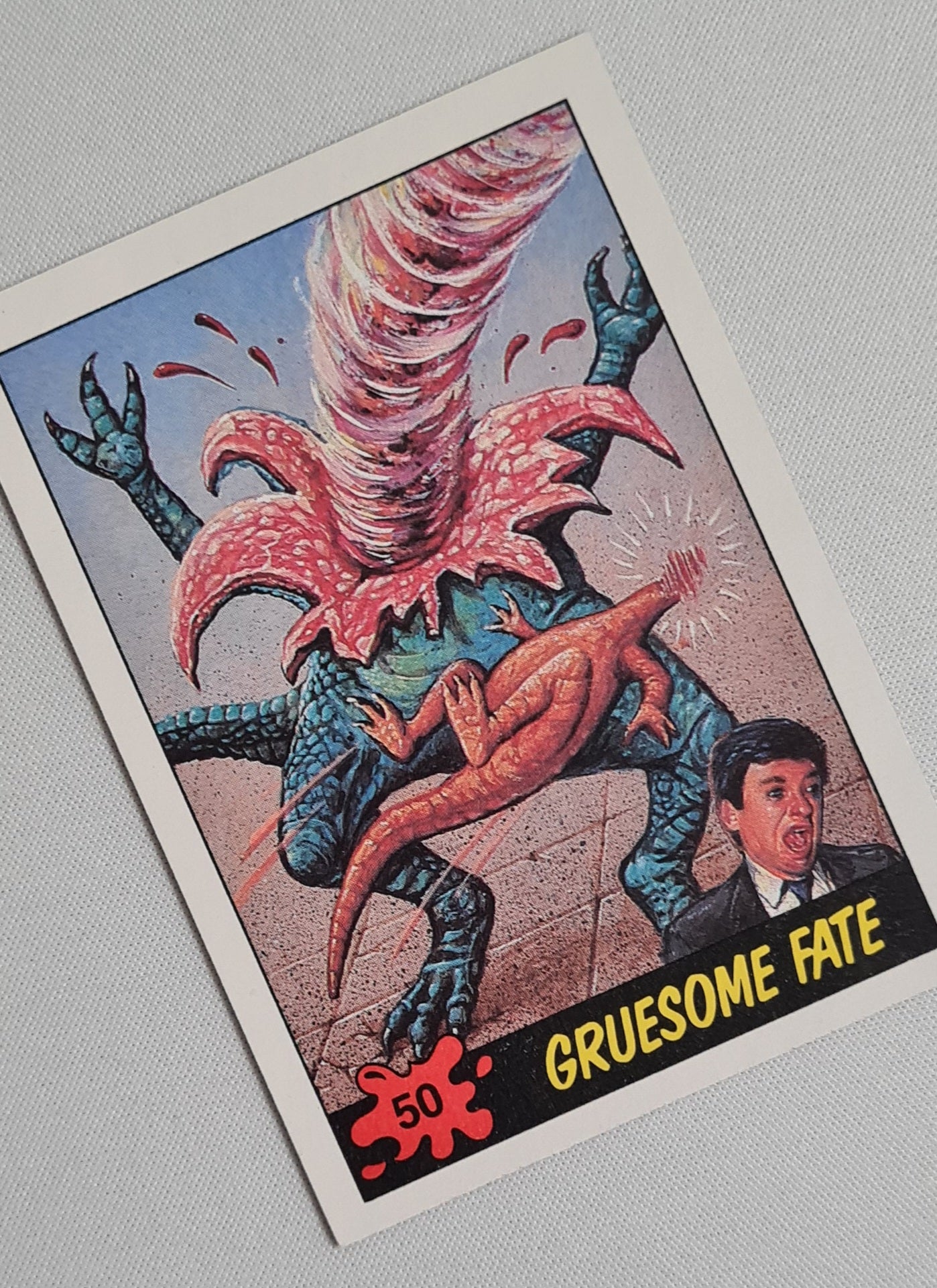Gruesome Fate - 1988 Topps The Massacre Continues #50