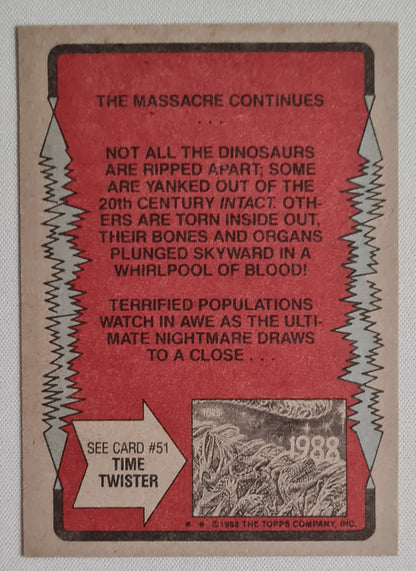 Gruesome Fate - 1988 Topps The Massacre Continues #50
