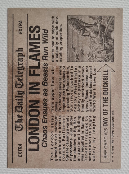 London in Flames - 1988Topps The Daily Telegraph #24