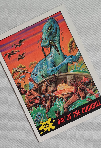 Day of the Duckbill - 1988 Topps - The Tragic Death of Fred Stanton #25