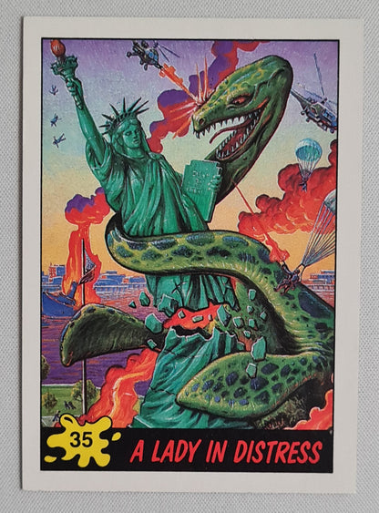 A lady in distress - 1988 Topps The New York Inquirer #35