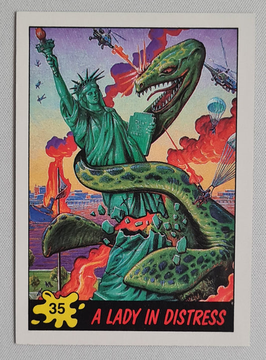 A lady in distress - 1988 Topps The New York Inquirer #35
