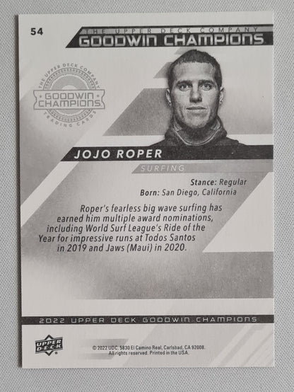 JoJo Roper - 2022 Upper Deck Goodwin Champions - Surfing #54