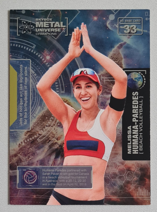Melissa Humana-Paredes - 2021 Sky Box Metal Universe Champions - Beach Volleyball #33