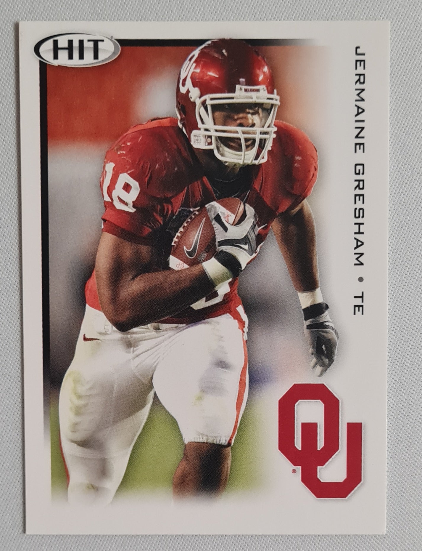 Jermaine Gresham - 2010 Sage HIT University of Oklahoma Sooners #19