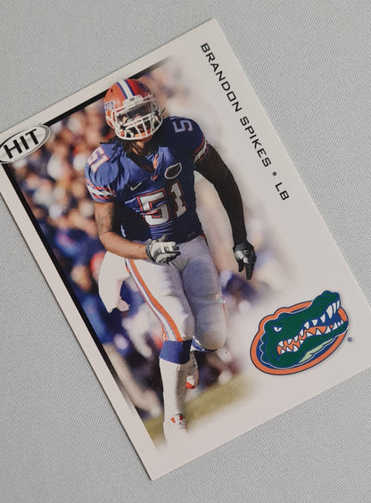 Brandon Spikes - 2010 Sage HIT University of Miami Gators #15