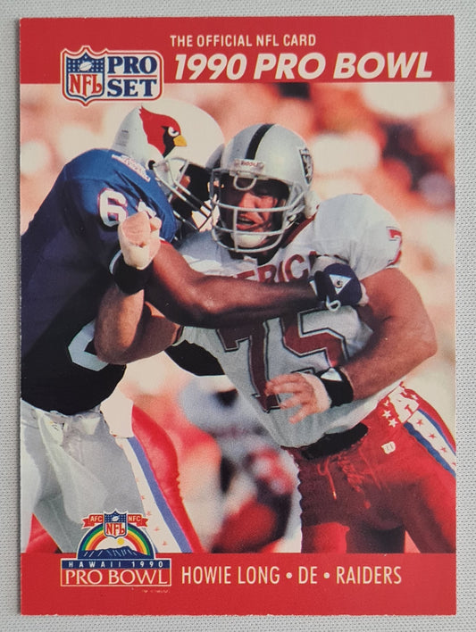 Howie Long - 1990 National Football League PRO SET 1990 Pro Bowl NFL Raiders #351
