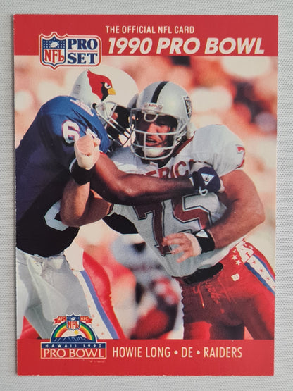 Howie Long - 1990 National Football League PRO SET 1990 Pro Bowl NFL Raiders #351