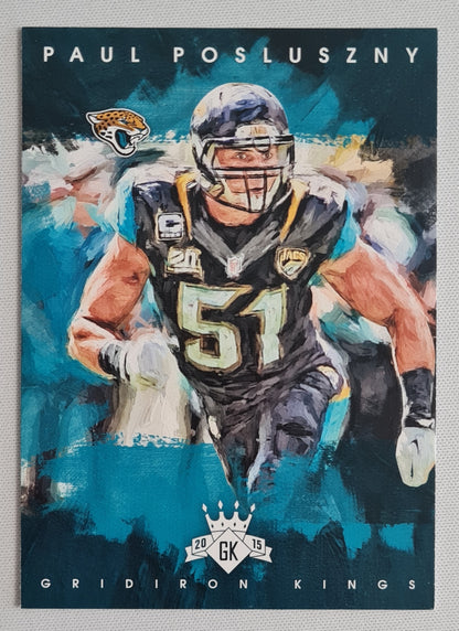 Paul Posluszny - 2015 Panini Gridiron Kings Football NFL Jacksonville Jaguars #98