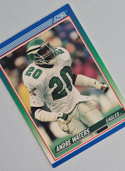 Andre Waters - 1990 Score NFL Football Philadelphia Eagles #413
