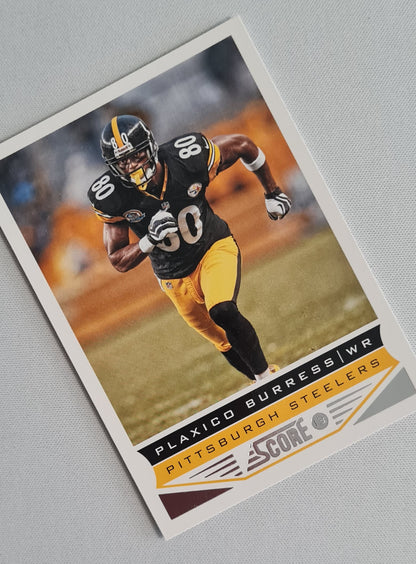 Plaxico Burress - 2013 Panini Score Football NFL Football Pittsburgh Steelers #166