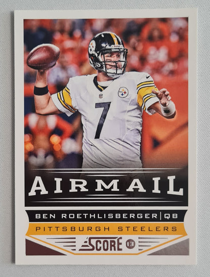 Ben Roethlisberger - 2013 Panini Score Football NFL Football Airmail - Pittsburgh Steelers #245