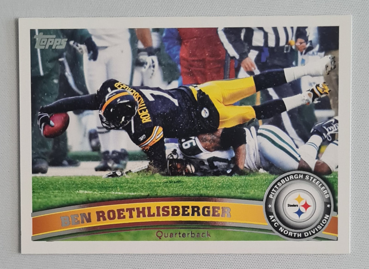 Ben Roethlisberger - 2011 Topps NFL Football Pittsburgh Steelers Quarterback #90