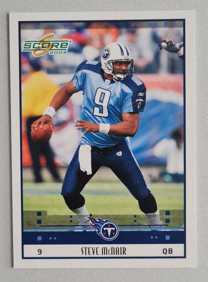 Steve McNair - 2005 Donruss Score Playoff NFL Football Tennessee Titans QB #291