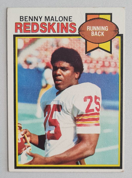 Benny Malone - 1979 Topps Chewing Gum Card NFL Football Washington Redskins RB #196