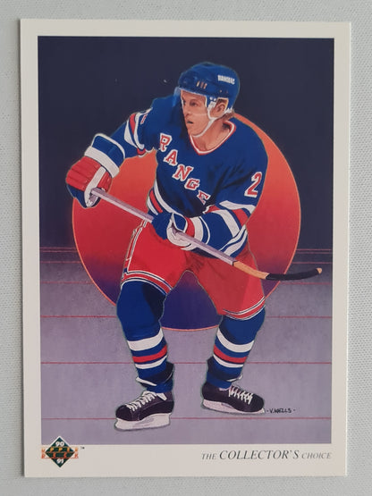 Brian Leetch - 1990 Upper Deck NHL Ice Hockey NY Rangers #315