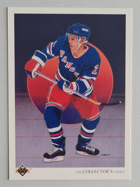 Brian Leetch - 1990 Upper Deck NHL Ice Hockey NY Rangers #315