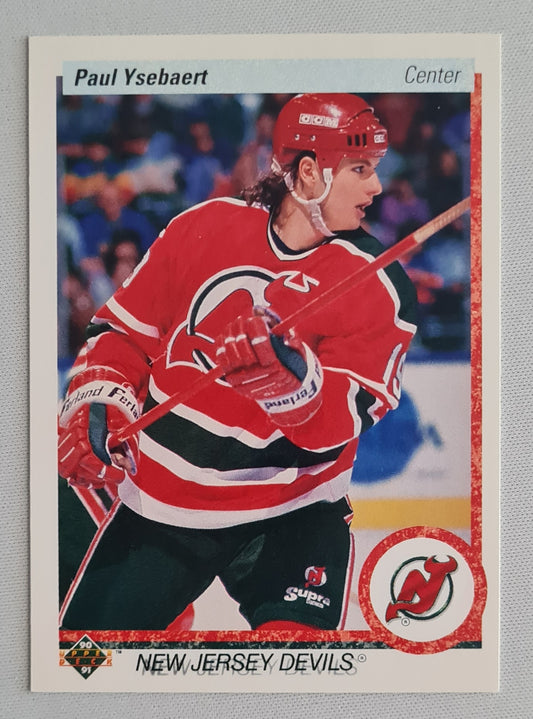 Paul Ysebaert - 1990 Upper Deck NHL Ice Hockey New Jersey Devils #375