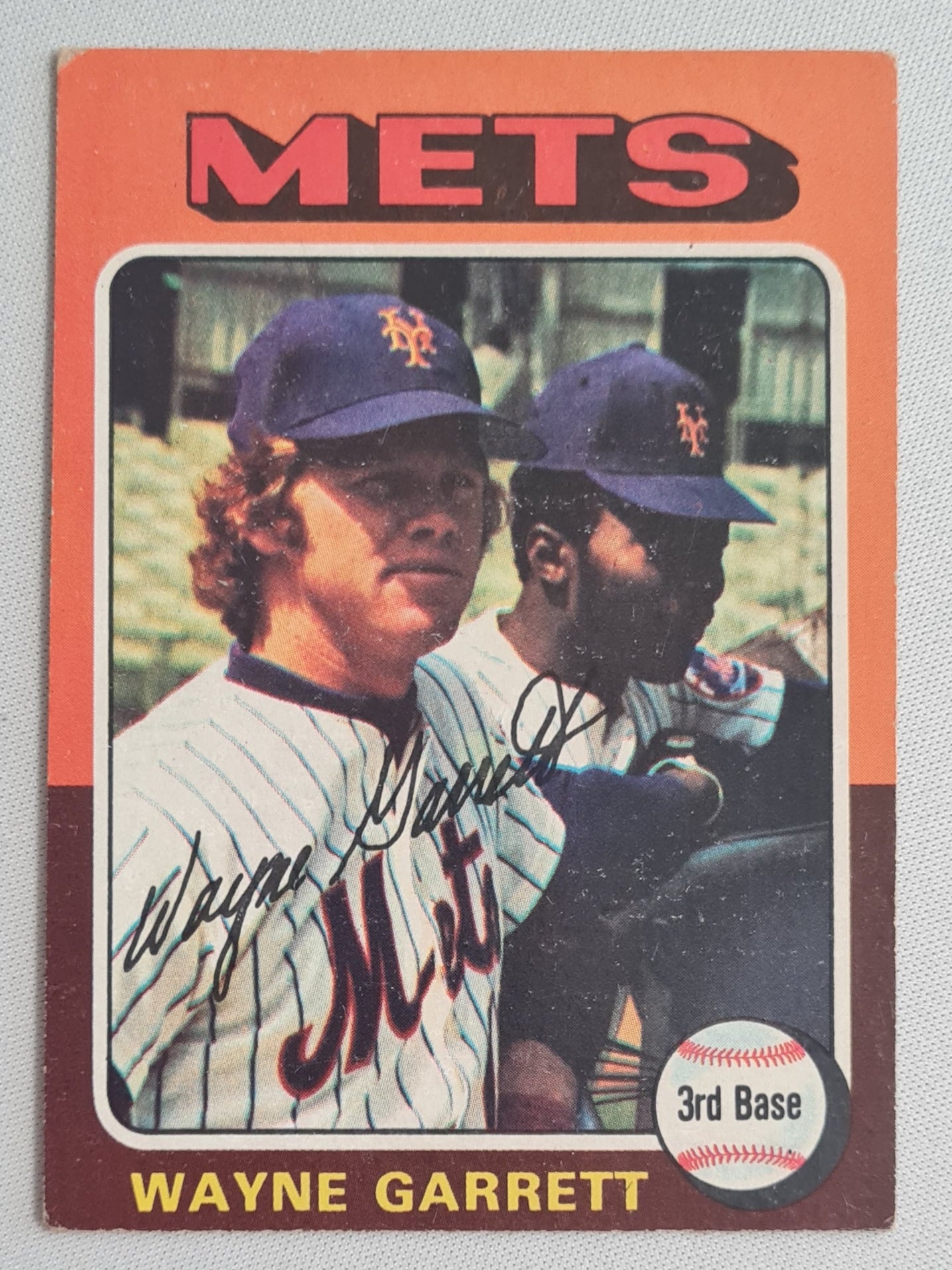 Wayne Garrett - 1975 Topps "Chewing Gum" MLB NY Mets #111
