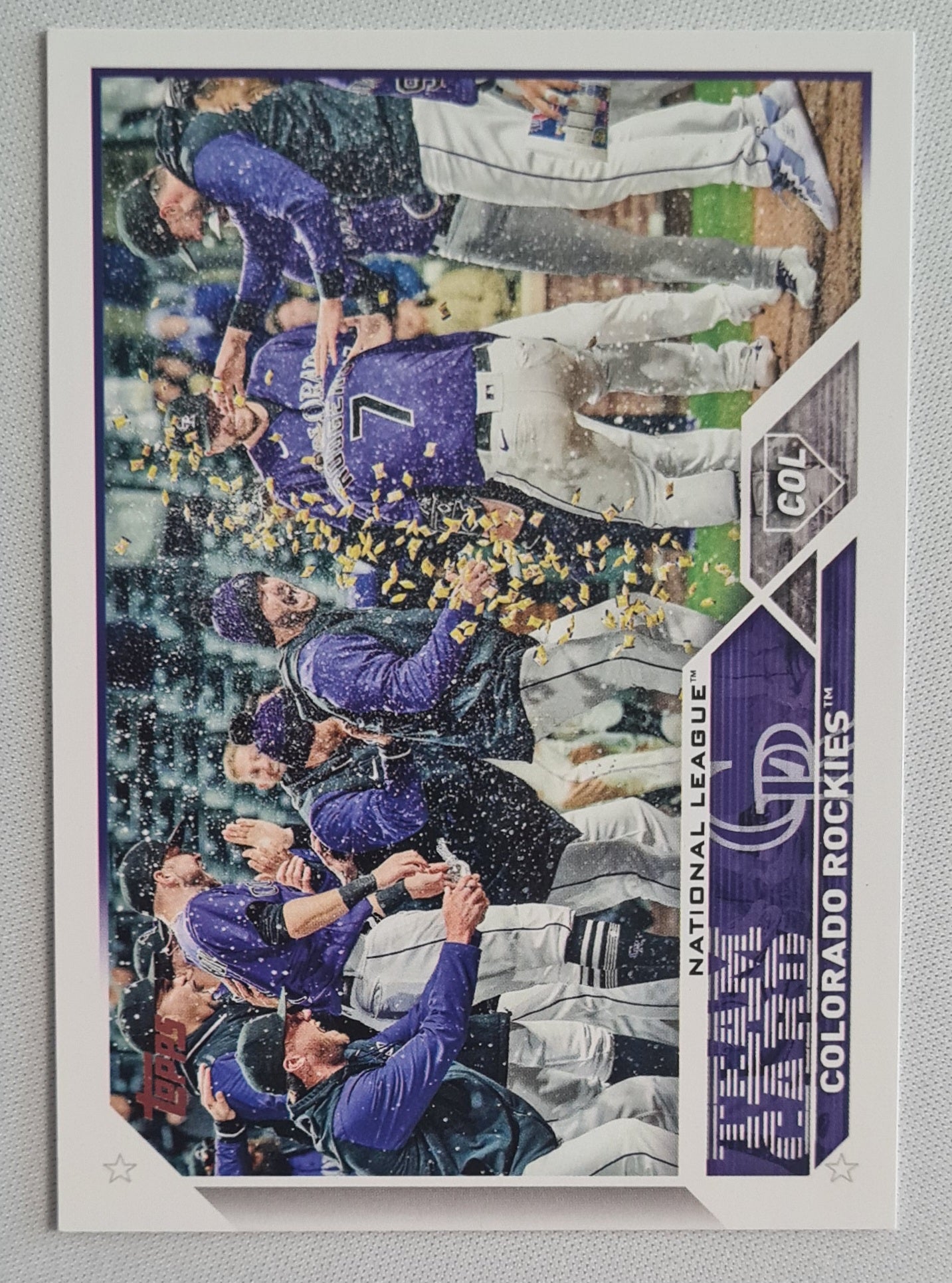 Colorado Rockies - 2023 Topps  National League MLB Team Card Baseball #445