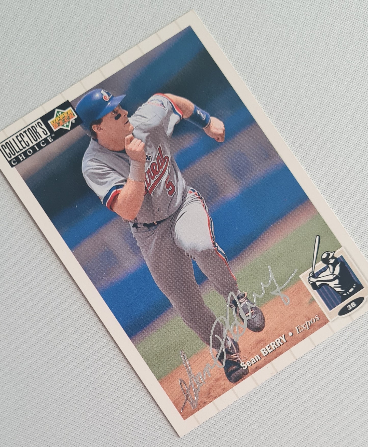 Sean Berry - 1993 Upper Deck Collector's Choice MLB Montreal Expos #51