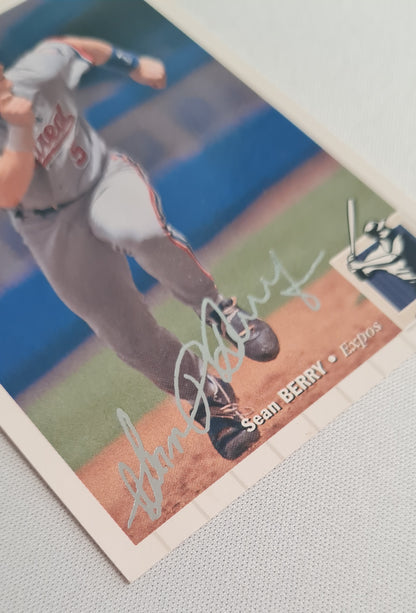Sean Berry - 1993 Upper Deck Collector's Choice MLB Montreal Expos #51