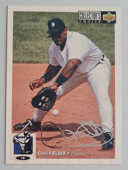 Cecil Fielder - 1993 Upper Deck Collector's Choice MLB Detroit Tigers #100