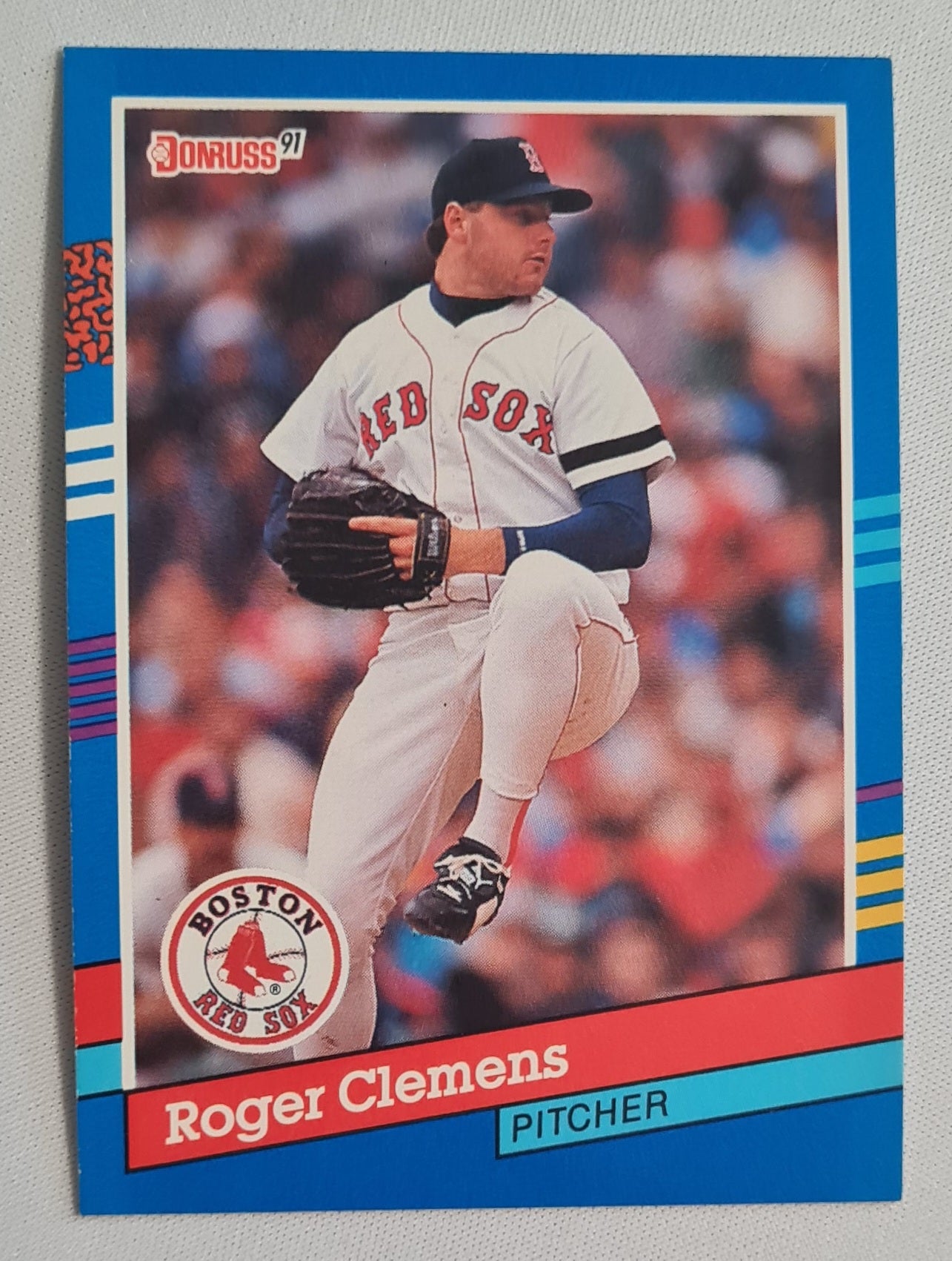 Roger Clemens - 1990 Donruss Leaf MLB Baseball Boston Red Sox #81