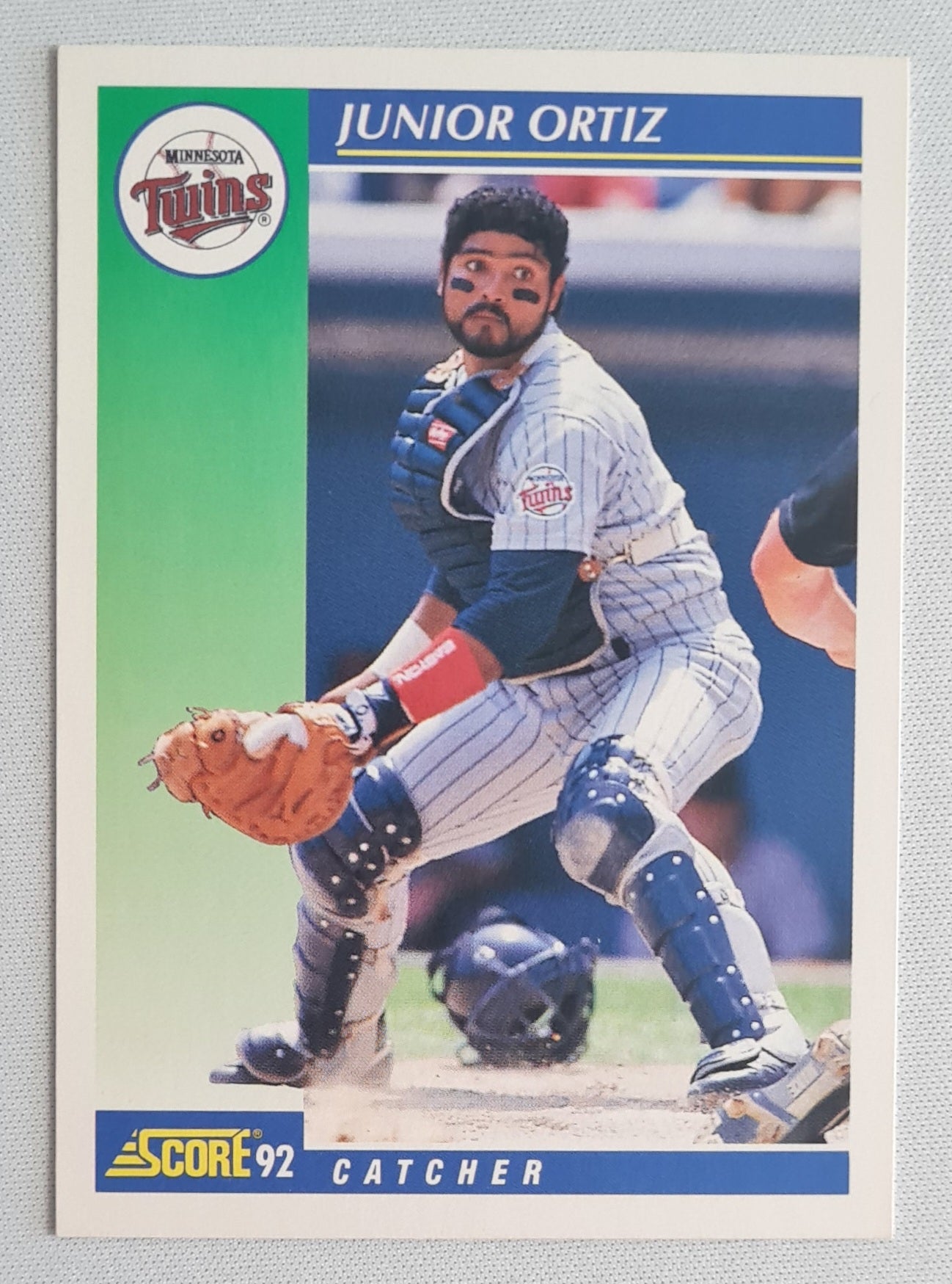 Junior Ortiz - 1992 Score MLB Baseball Minnesota Twins #473