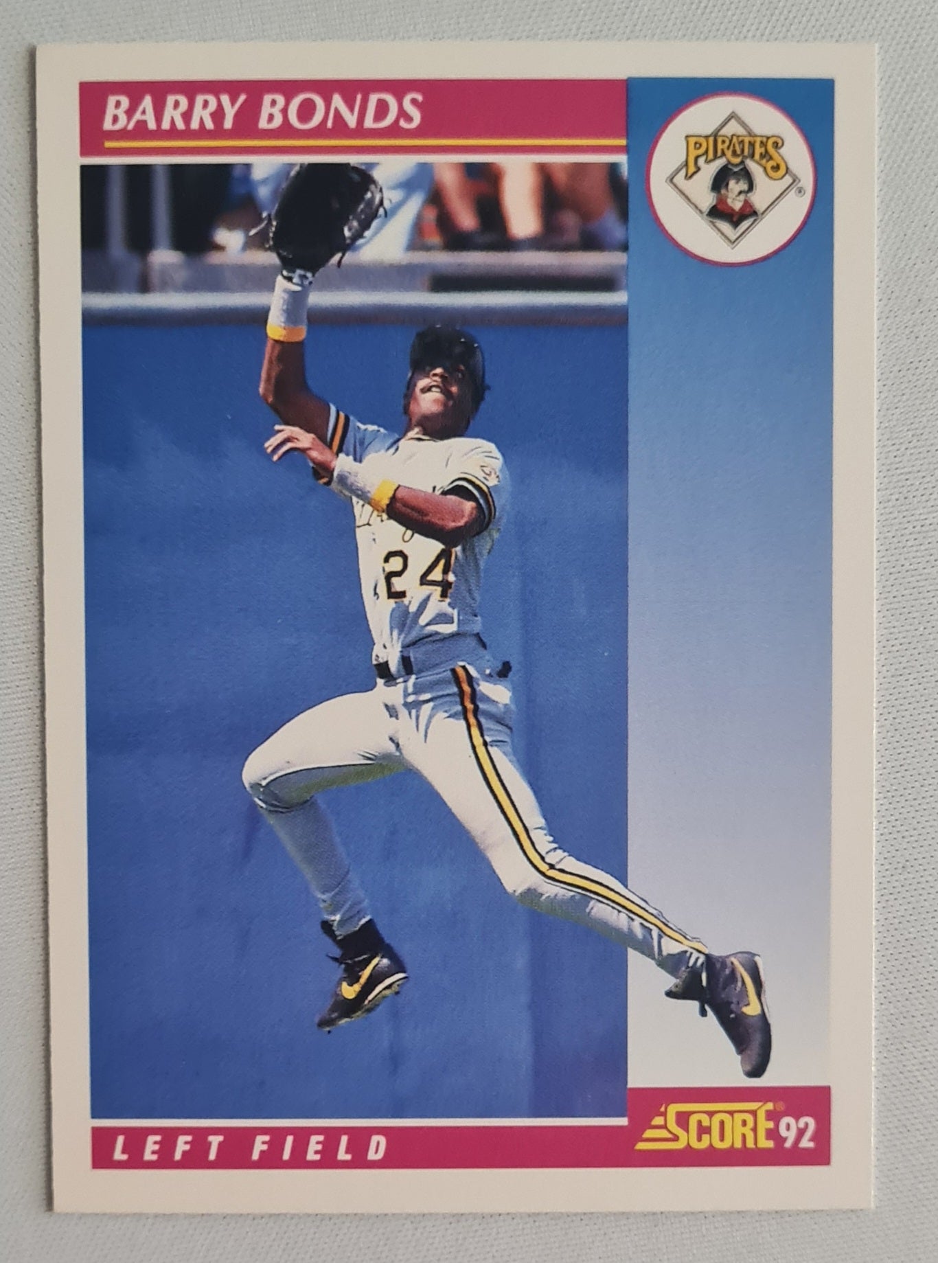 Barry Bonds - 1992 Score MLB Baseball Pittsburgh Pirates  #555