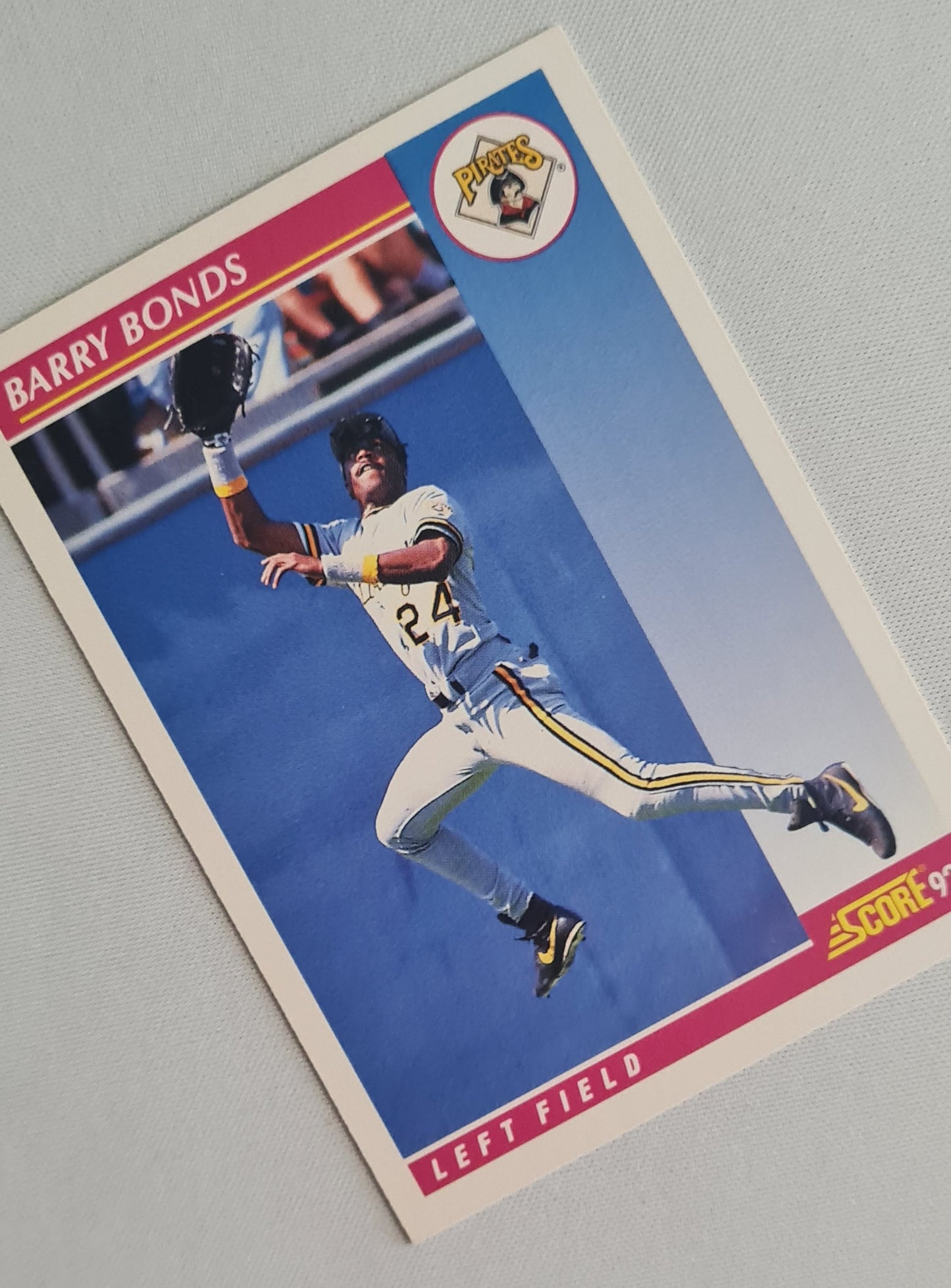 Barry Bonds - 1992 Score MLB Baseball Pittsburgh Pirates  #555