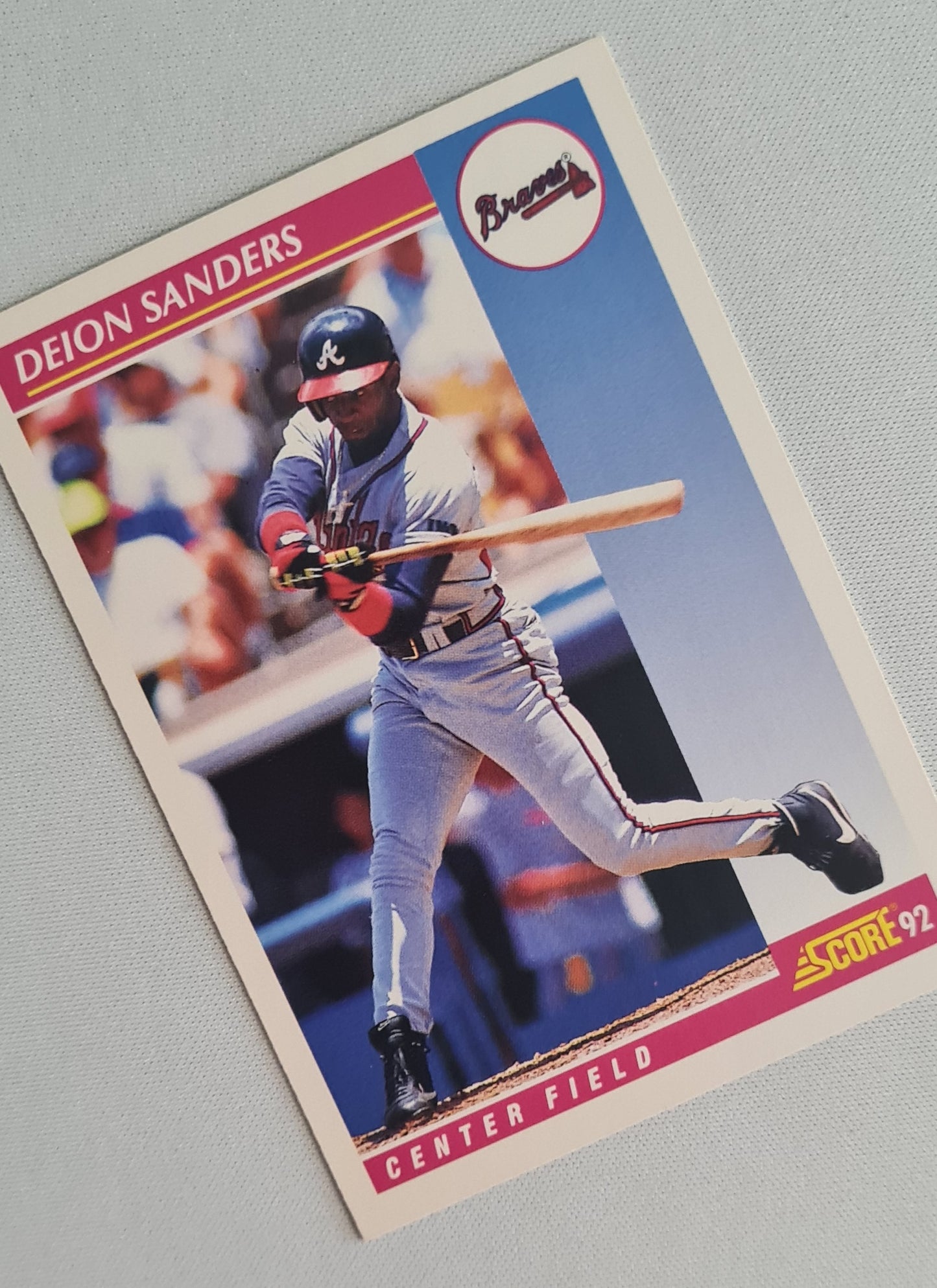 Deion Sanders - 1992 Score MLB Baseball Atlanta Braves  #571
